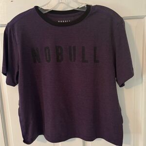 NOBULL Dark Purple Logo Tee